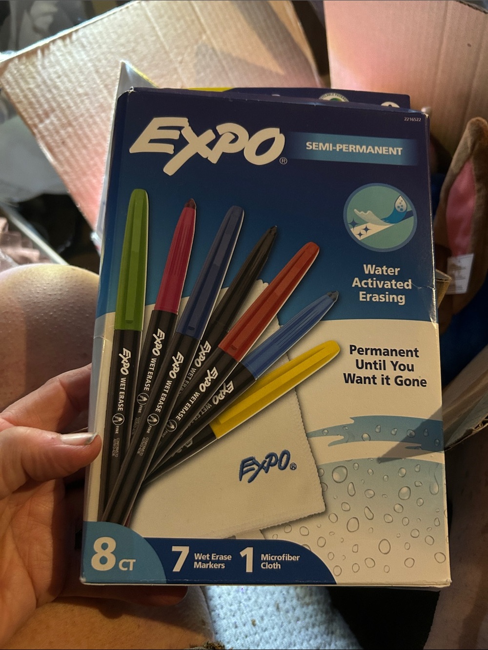 EXPO Kids Semi-Permanent Wet-Erase Markers - Multicolor (8 ct)